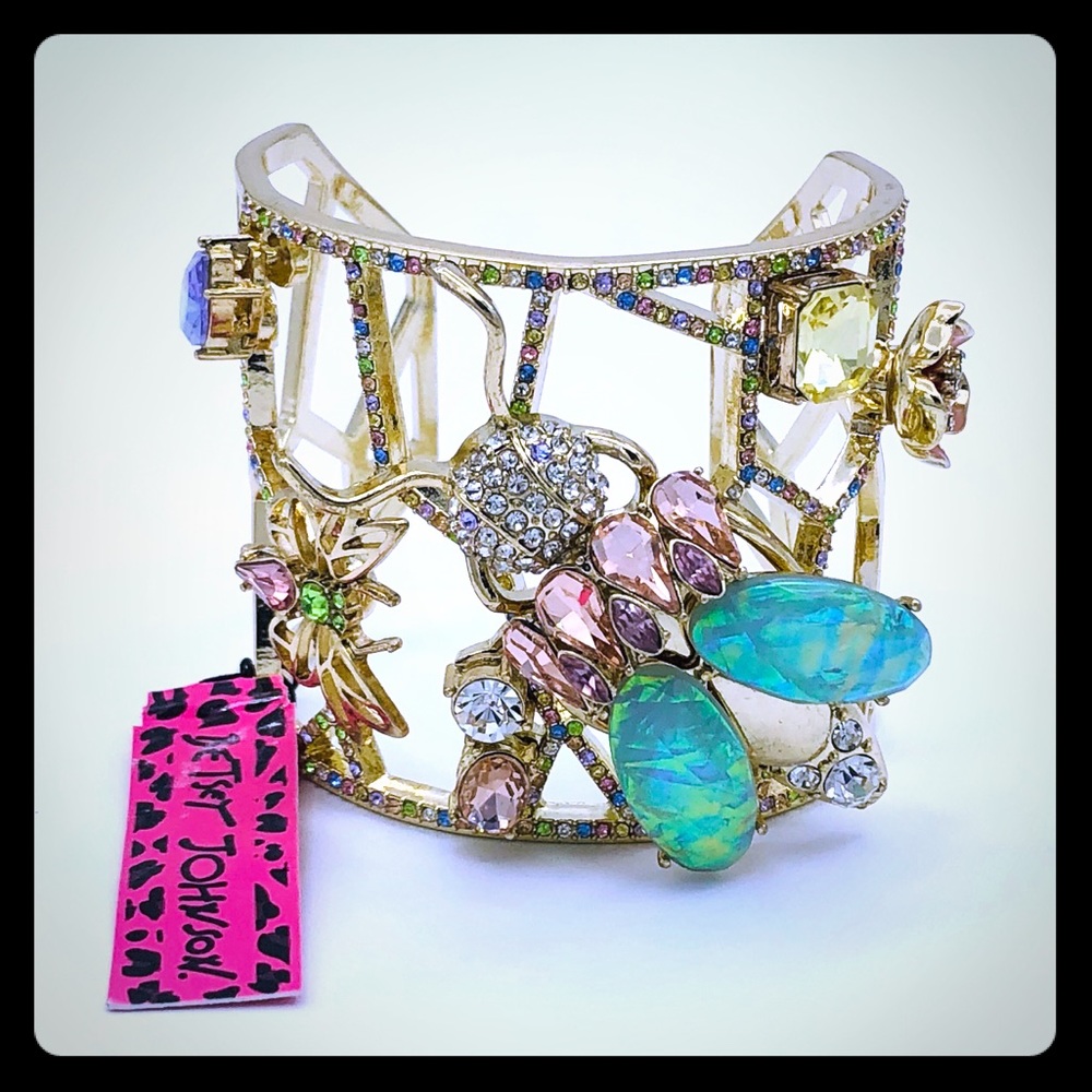 Betsey Johnson Floral Garden Bracelet NWT